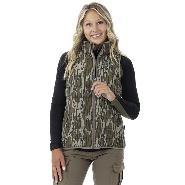 REVERSIBLE PUFFER VEST BOTTOMLAND/STONE