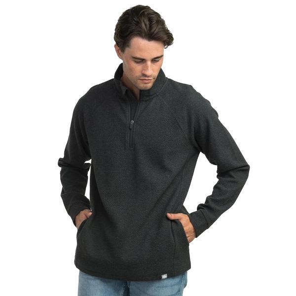 DALLAS PERFORMANCE QUARTER ZIP 1073/CHARCOAL