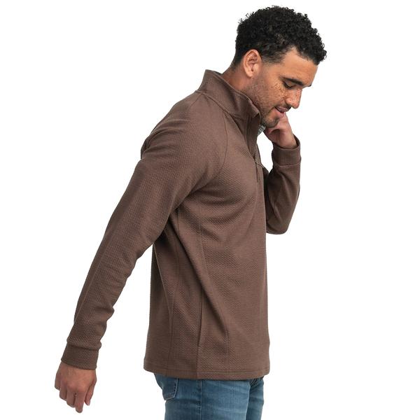 DALLAS PERFORMANCE QUARTER ZIP 1280/CHESTNUT