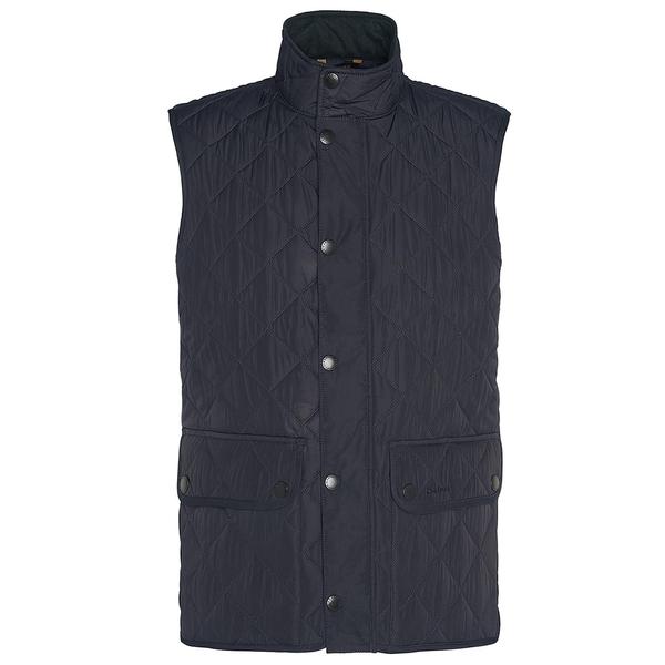 NEW LOWERDALE QUILTED GILET CH91/CHARCOAL