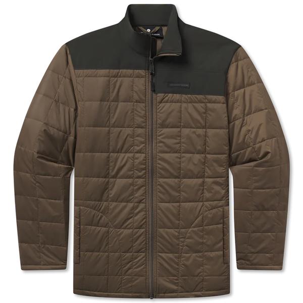 FALCON HILL QUILTED JACKET STONEBROWN