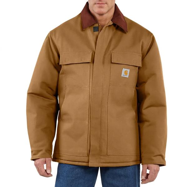 MEN`S Loose Fit Firm Duck Insulated Traditional Coat