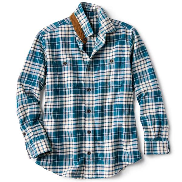 PERFECT FLANNEL SHIRT REG 73/BLUELAGOON