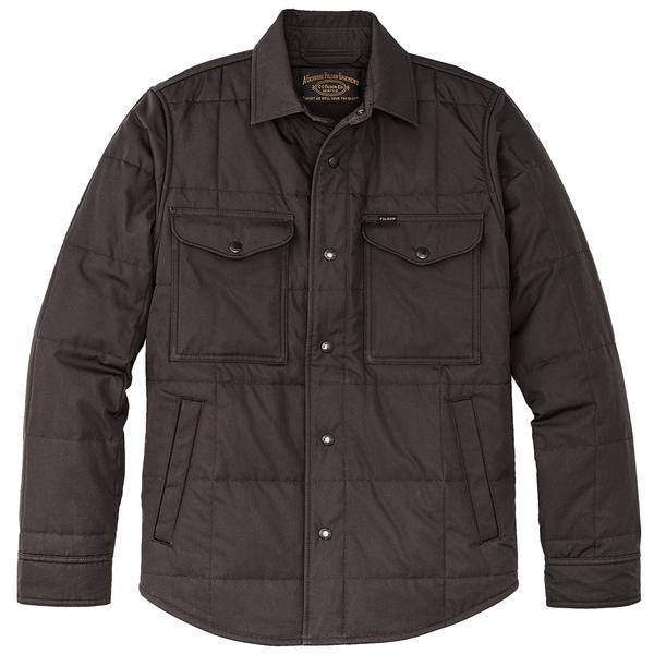 MEN'S COVER CLOTH QUILTED JAC-SHIRT CINDER