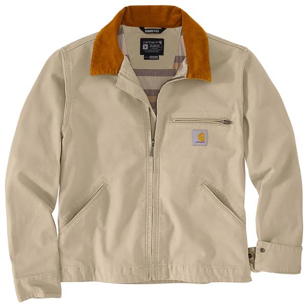 MEN'S Rugged Flex Relaxed Fit Duck Detroit Jacket B73/SANDDUNE